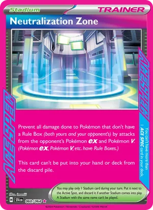 Neutralization Zone 060/064 ACE SPEC Rare, Shrouded Fable Pokémon TCG card