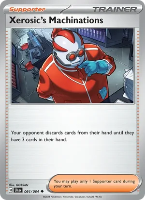 Xerosic's Machinations 064/064 Uncommon, Shrouded Fable Pokémon TCG card