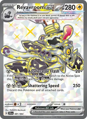 Revavroom ex 081/064 Ultra Rare, Shrouded Fable Pokémon TCG card