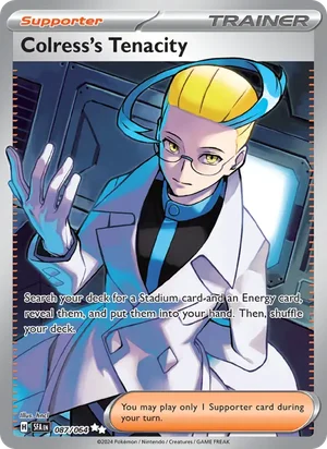 Colress's Tenacity 087/064 Ultra Rare, Shrouded Fable Pokémon TCG card