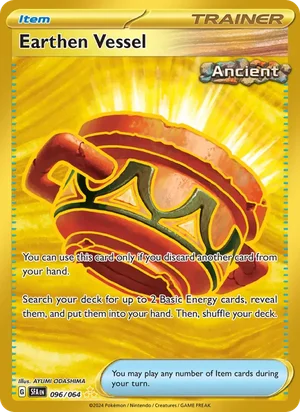 Earthen Vessel 096/064 Hyper Rare, Shrouded Fable Pokémon TCG card