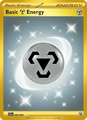 Basic Metal Energy 099/064 Hyper Rare, Shrouded Fable Pokémon TCG card