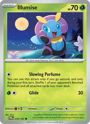 Illumise Twilight Masquerade Pokémon TCG Common 010