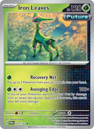 Iron Leaves Twilight Masquerade Pokémon TCG Rare 019