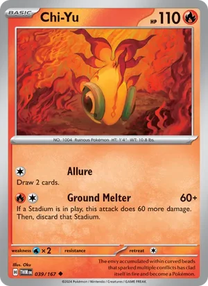 Chi-Yu Twilight Masquerade Pokémon TCG Uncommon 039