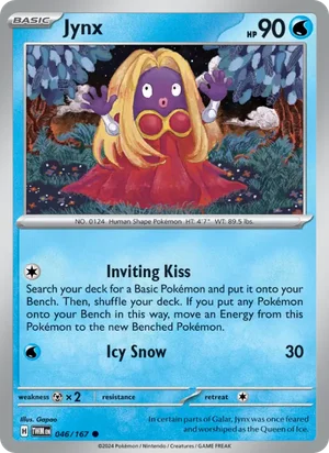 Jynx Twilight Masquerade Pokémon TCG Common 046