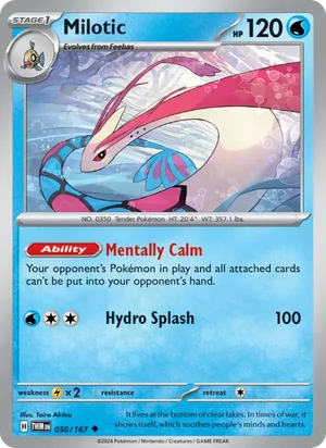 Milotic Twilight Masquerade Pokémon TCG Uncommon 050