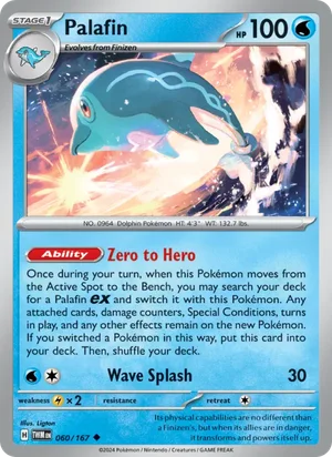 Palafin Twilight Masquerade Pokémon TCG Uncommon 060