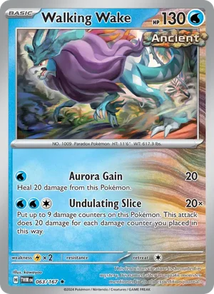 Walking Wake Twilight Masquerade Pokémon TCG Rare 063