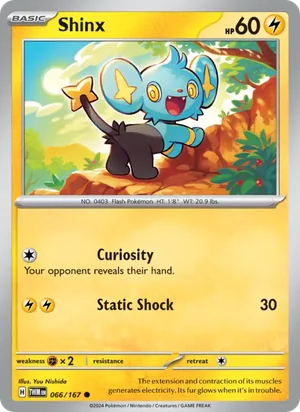 Shinx Twilight Masquerade Pokémon TCG Common 066