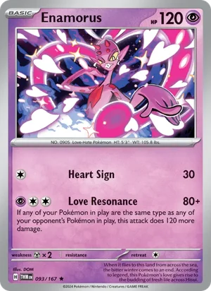 Enamorus Twilight Masquerade Pokémon TCG Rare 093