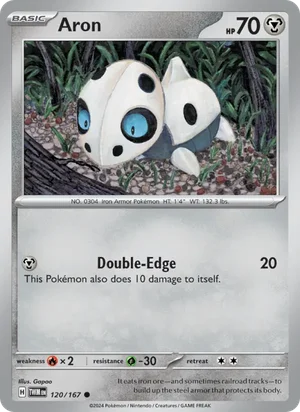 Aron Twilight Masquerade Pokémon TCG Common 120