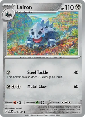 Lairon Twilight Masquerade Pokémon TCG Common 121