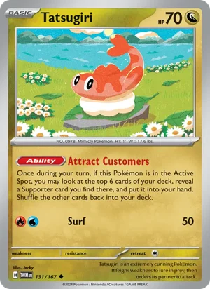 Tatsugiri Twilight Masquerade Pokémon TCG Uncommon 131