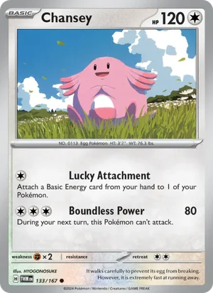 Chansey Twilight Masquerade Pokémon TCG Common 133