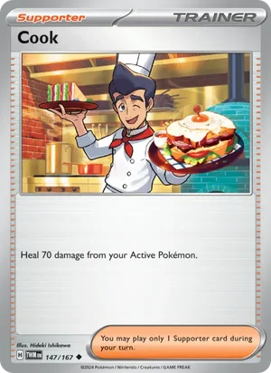Cook Twilight Masquerade Pokémon TCG Uncommon 147