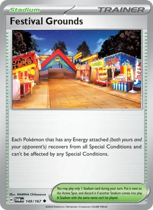 Festival Grounds Twilight Masquerade Pokémon TCG Uncommon 149