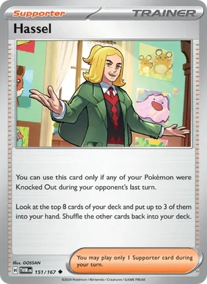 Hassel Twilight Masquerade Pokémon TCG Uncommon 151