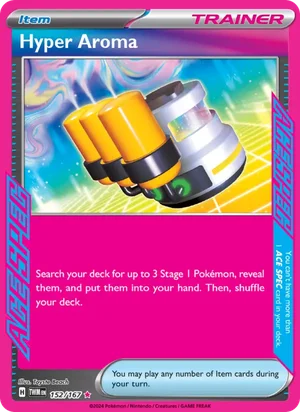 Hyper Aroma Twilight Masquerade Pokémon TCG ACE SPEC Rare 152