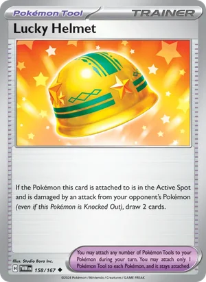 Lucky Helmet Twilight Masquerade Pokémon TCG Uncommon 158
