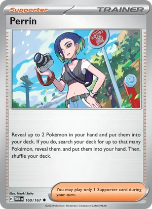 Perrin Twilight Masquerade Pokémon TCG Uncommon 160