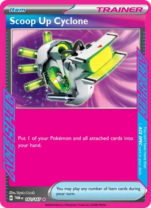 Scoop Up Cyclone Twilight Masquerade Pokémon TCG ACE SPEC Rare 162