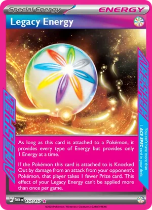 Legacy Energy Twilight Masquerade Pokémon TCG ACE SPEC Rare 167