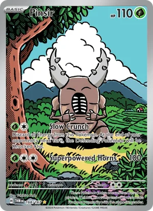 Pinsir Twilight Masquerade Pokémon TCG Illustration Rare 168