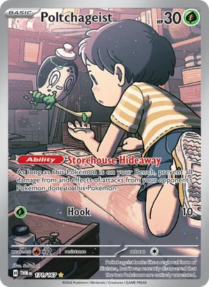 Poltchageist Twilight Masquerade Pokémon TCG Illustration Rare 171