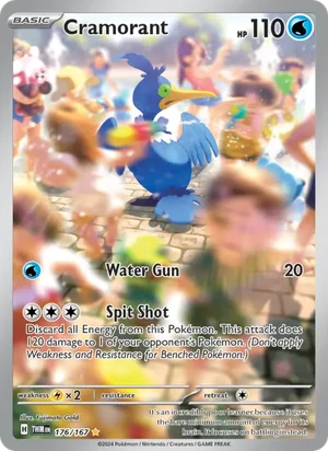 Cramorant Twilight Masquerade Pokémon TCG Illustration Rare 176