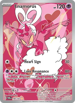 Enamorus Twilight Masquerade Pokémon TCG Illustration Rare 180