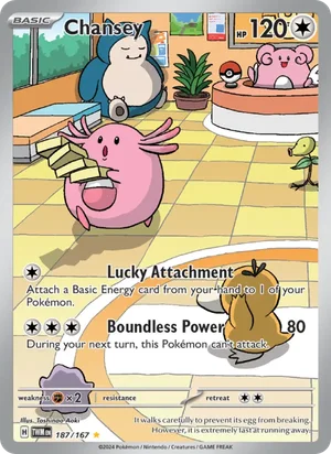 Chansey Twilight Masquerade Pokémon TCG Illustration Rare 187