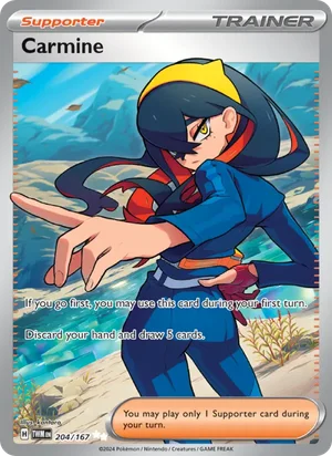 Carmine Twilight Masquerade Pokémon TCG Ultra Rare 204