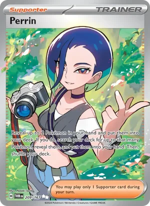 Perrin Twilight Masquerade Pokémon TCG Ultra Rare 209