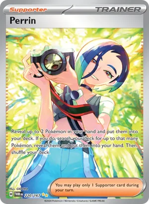 Perrin Twilight Masquerade Pokémon TCG Special Illustration Rare 220