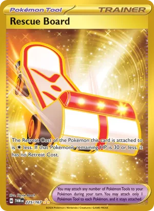 Rescue Board Twilight Masquerade Pokémon TCG Hyper Rare 225