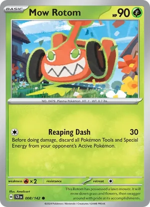 Mow Rotom Stellar Crown Pokémon TCG Common 008