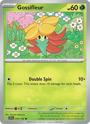 Gossifleur Stellar Crown Pokémon TCG Common 010