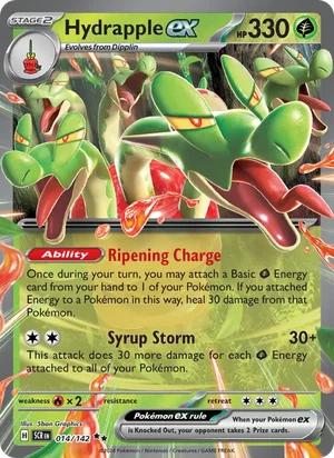 Hydrapple ex Stellar Crown Pokémon TCG Double Rare 014