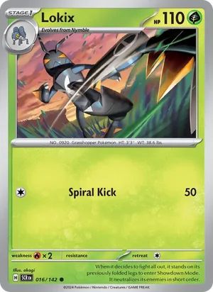 Lokix Stellar Crown Pokémon TCG Common 016