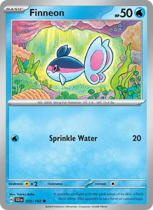 Finneon Stellar Crown Pokémon TCG Common 035