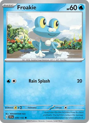 Froakie Stellar Crown Pokémon TCG Common 039