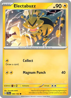 Electabuzz Stellar Crown Pokémon TCG Common 046