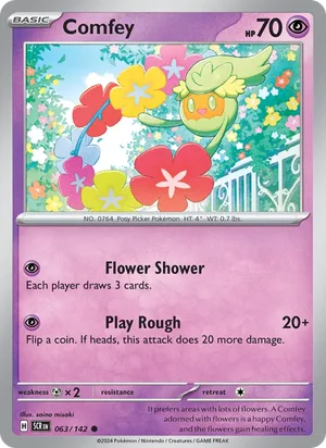Comfey Stellar Crown Pokémon TCG Common 063