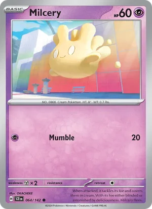 Milcery Stellar Crown Pokémon TCG Common 064