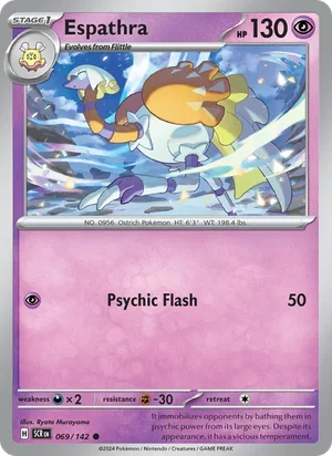Espathra Stellar Crown Pokémon TCG Common 069