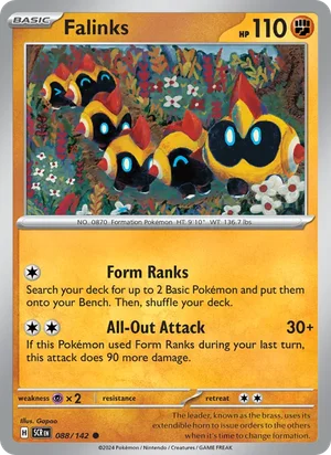 Falinks Stellar Crown Pokémon TCG Common 088