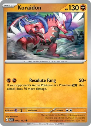 Koraidon Stellar Crown Pokémon TCG Uncommon 090
