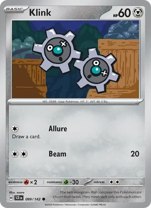 Klink Stellar Crown Pokémon TCG Common 099
