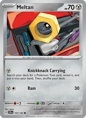 Meltan Stellar Crown Pokémon TCG Common 103